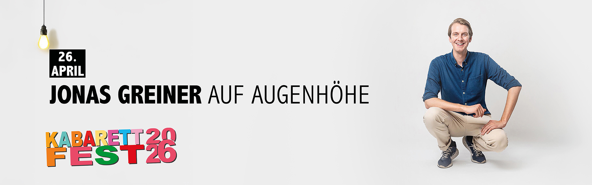 26.04.2026 19.00 Jonas Greiner - Auf Augenhöhe